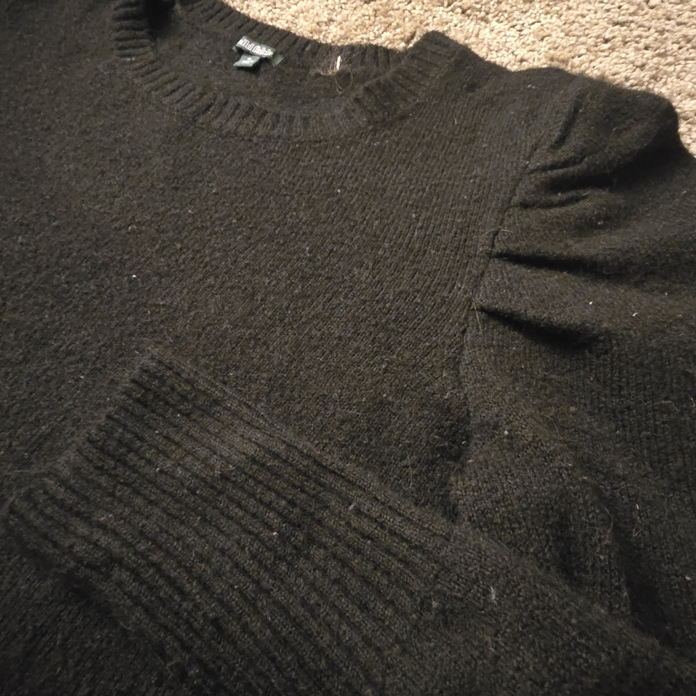 Wild Fable Puffy Sleeve Crop Sweater